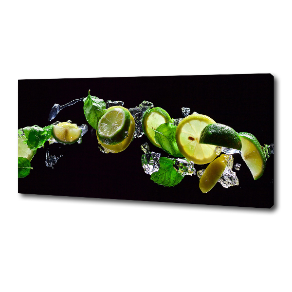 Canvas wall art Lime and lemon