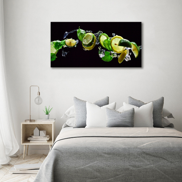 Canvas wall art Lime and lemon