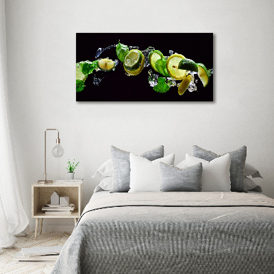 Canvas wall art Lime and lemon