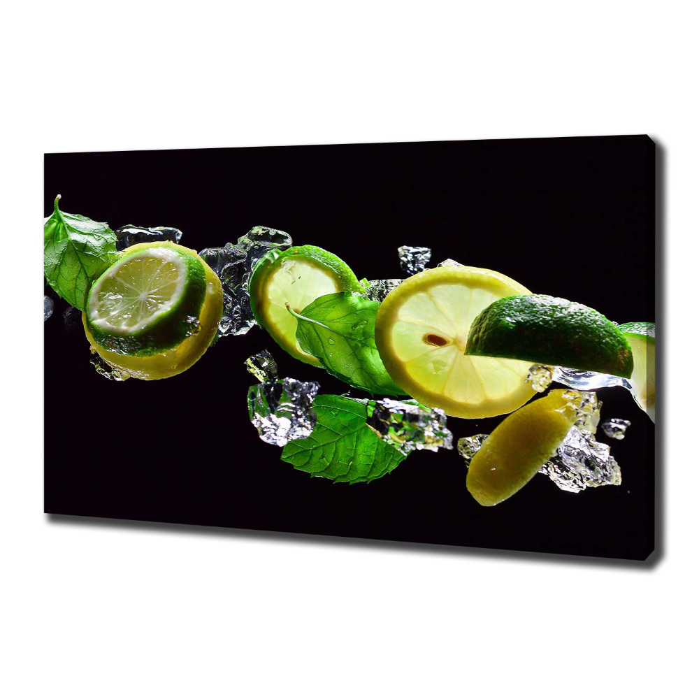 Canvas wall art Lime and lemon