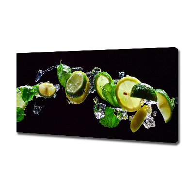 Canvas wall art Lime and lemon