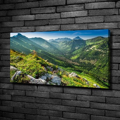 Canvas wall art Dawn in the Tatra Mountains