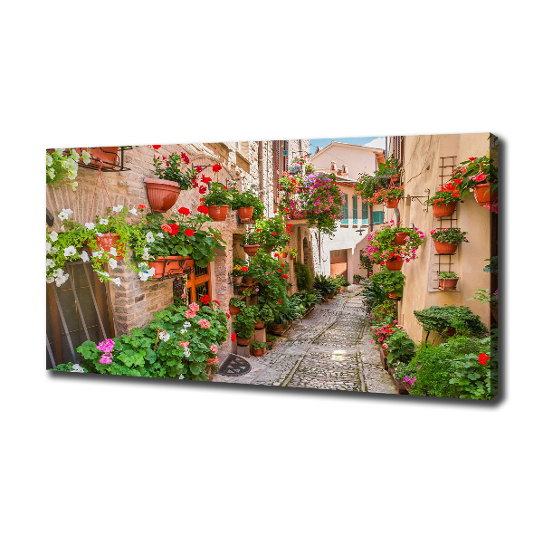 Canvas wall art Italian streets