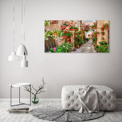 Canvas wall art Italian streets