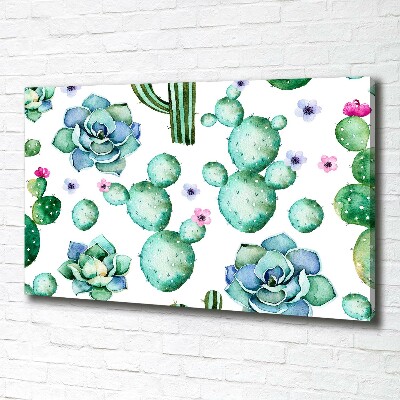 Canvas wall art Cacti