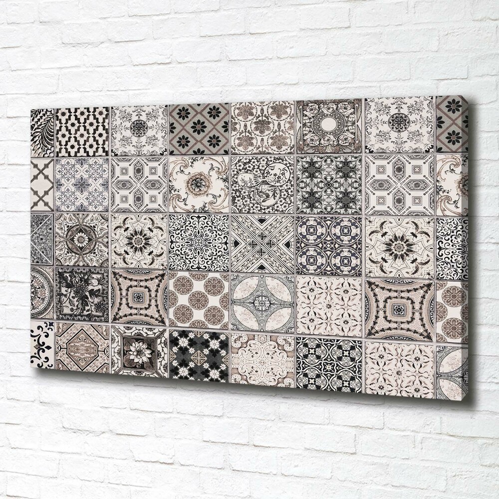 Canvas wall art Ceramic tiles