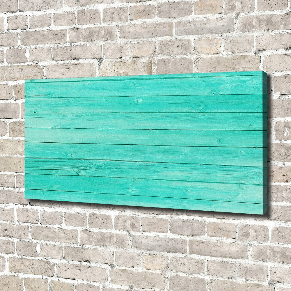 Canvas wall art Green boards