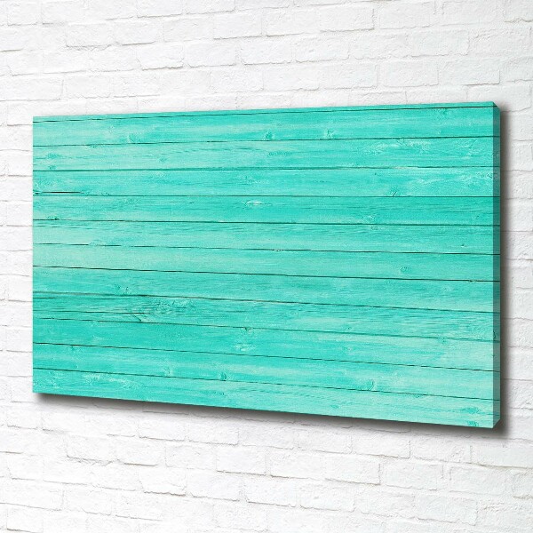 Canvas wall art Green boards