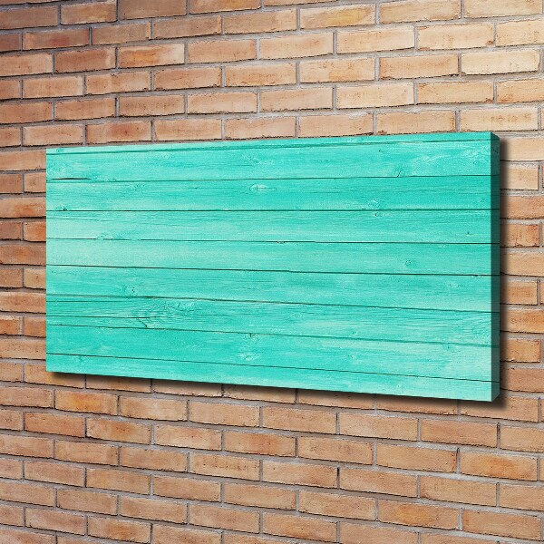 Canvas wall art Green boards