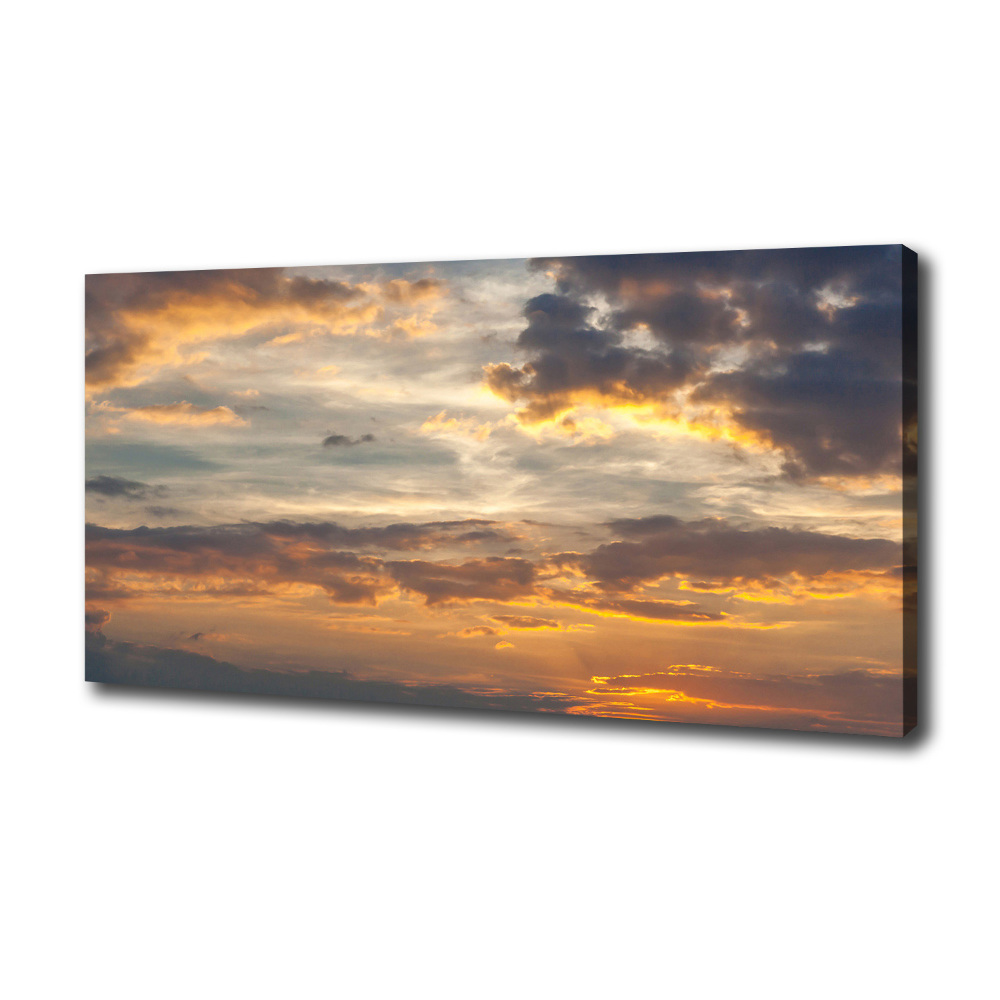 Canvas wall art Sunset