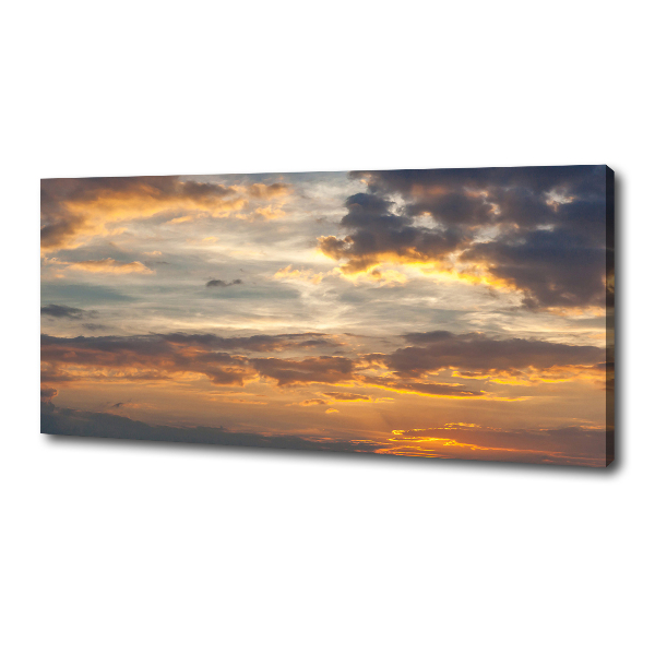 Canvas wall art Sunset