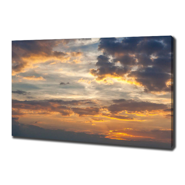 Canvas wall art Sunset