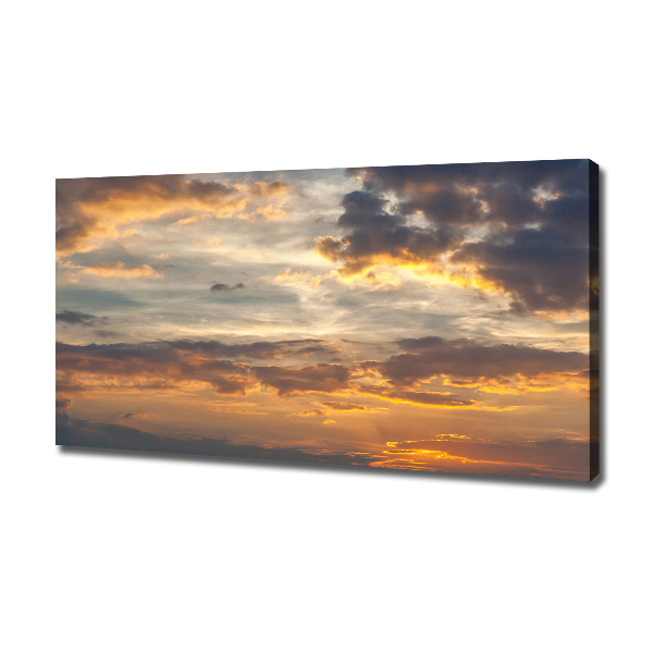 Canvas wall art Sunset