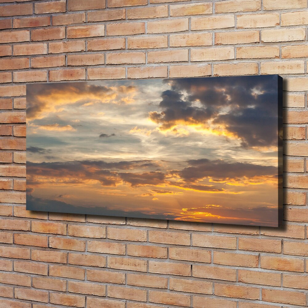 Canvas wall art Sunset