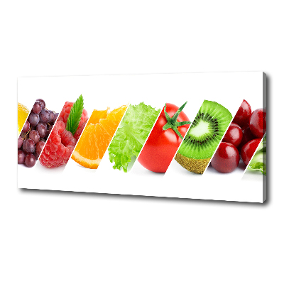 Canvas wall art Fruits and vegetables