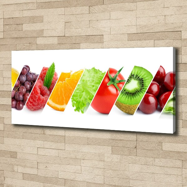 Canvas wall art Fruits and vegetables