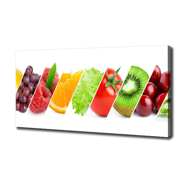 Canvas wall art Fruits and vegetables