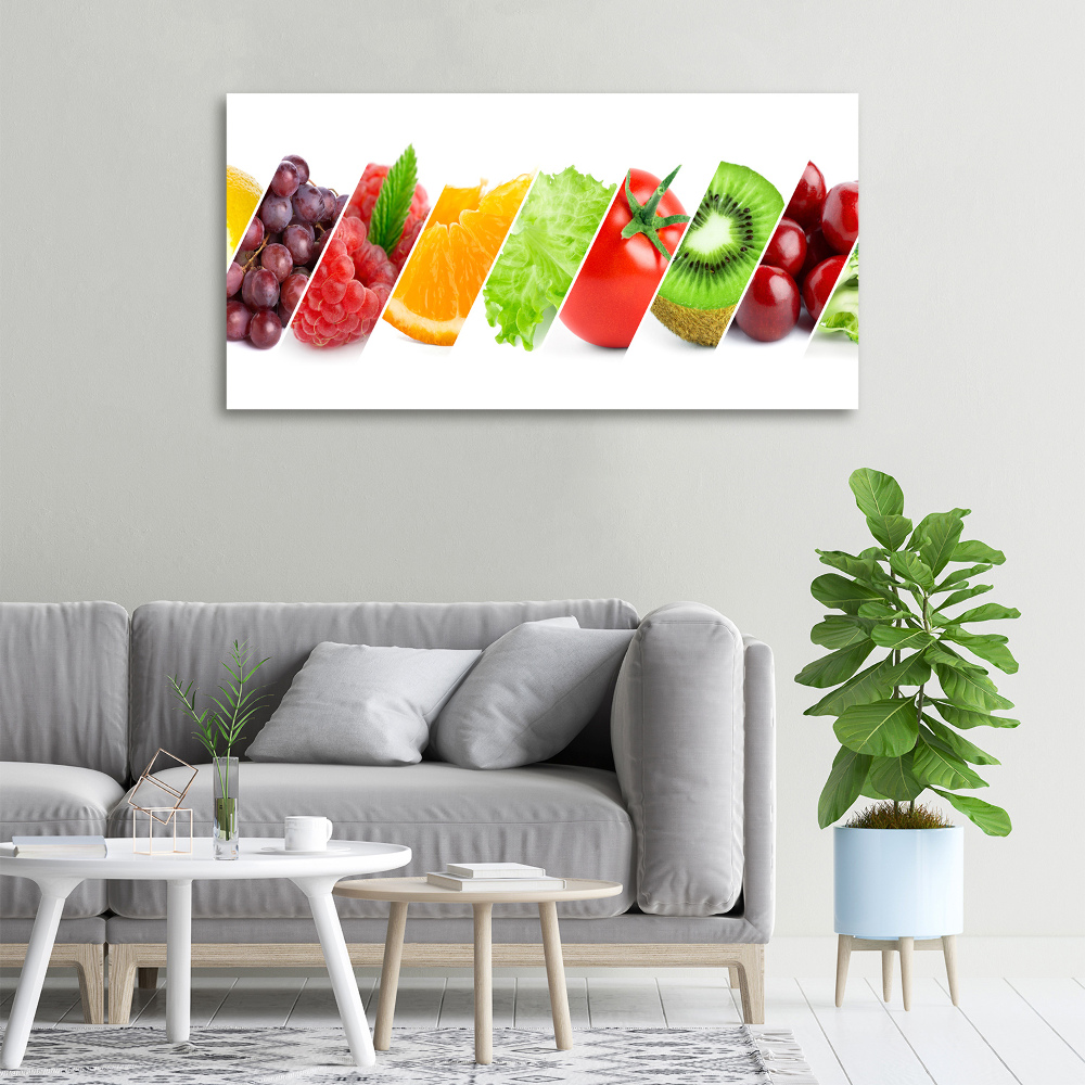 Canvas wall art Fruits and vegetables