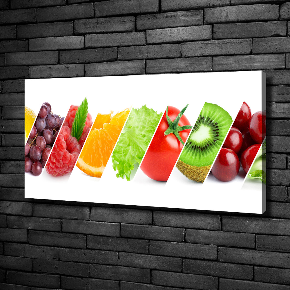 Canvas wall art Fruits and vegetables