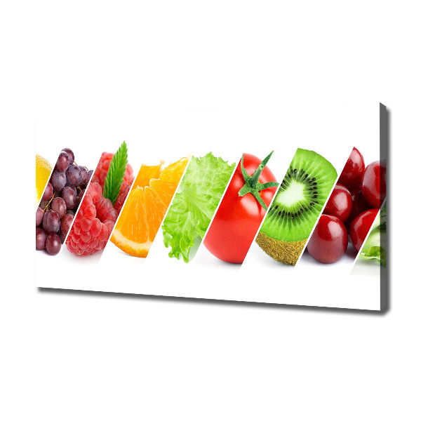 Canvas wall art Fruits and vegetables