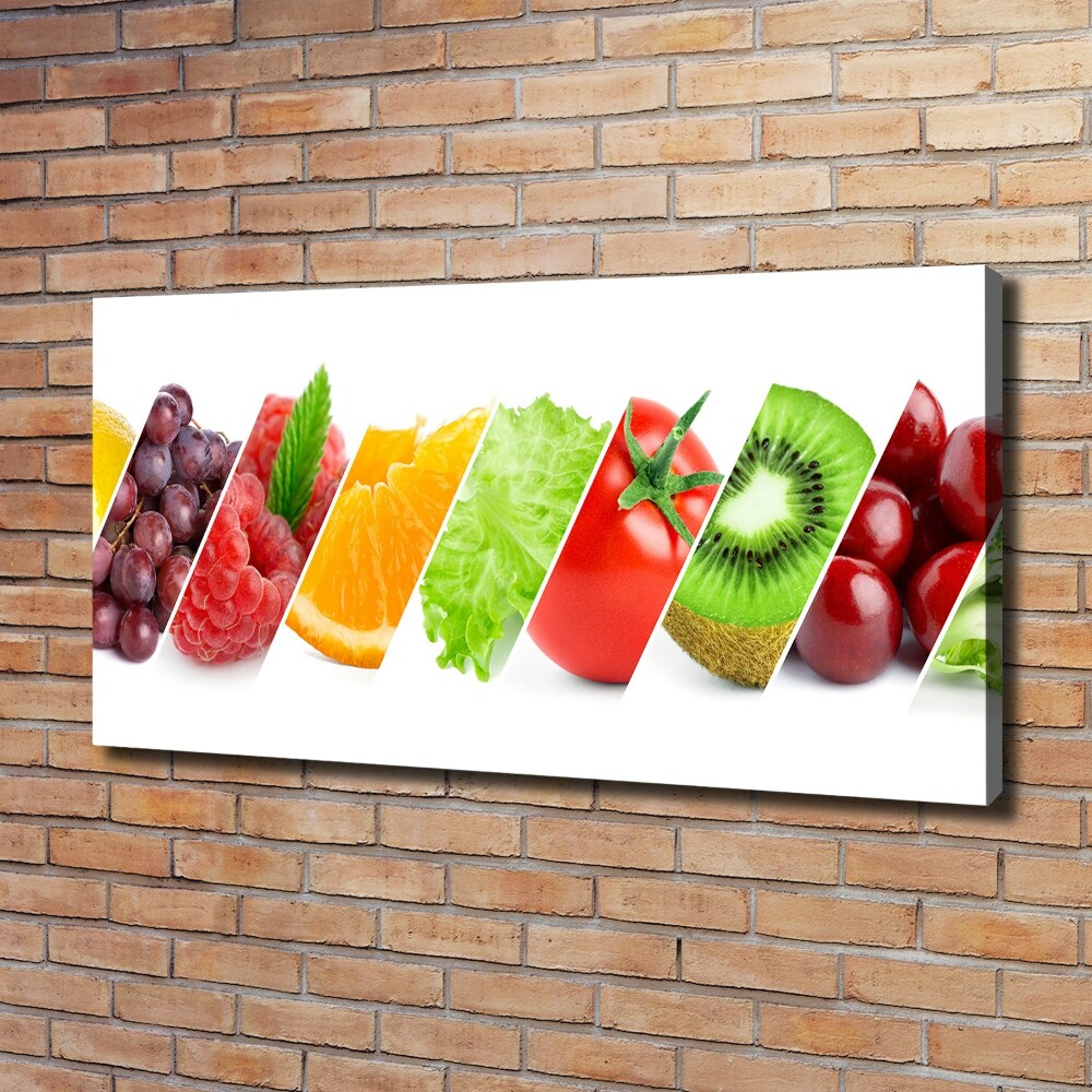 Canvas wall art Fruits and vegetables