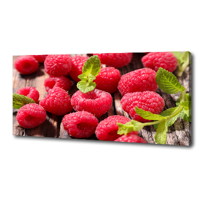 Canvas wall art Raspberries