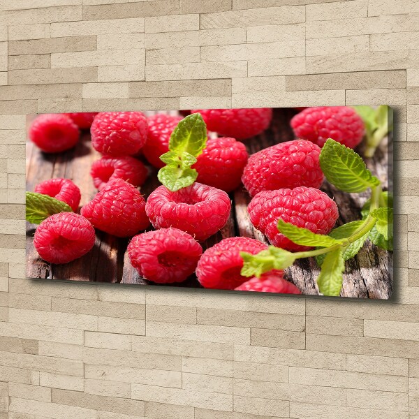 Canvas wall art Raspberries