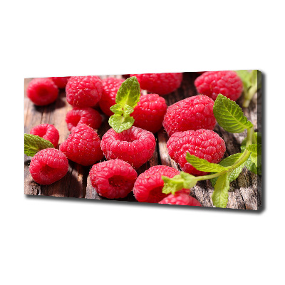 Canvas wall art Raspberries