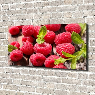 Canvas wall art Raspberries