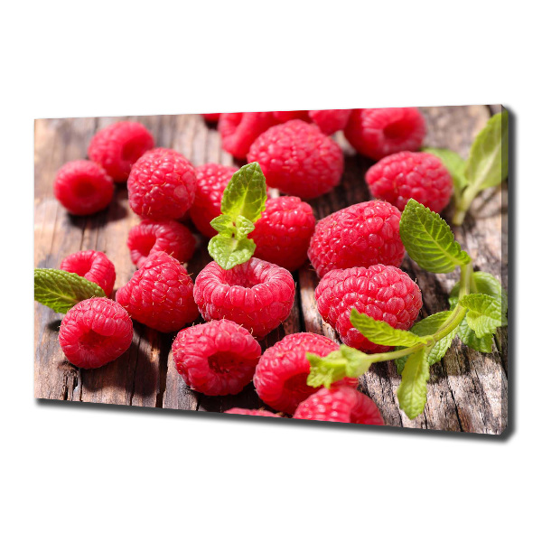 Canvas wall art Raspberries