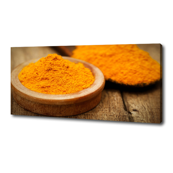 Canvas wall art Turmeric seasoning