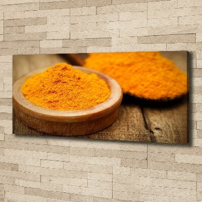 Canvas wall art Turmeric seasoning