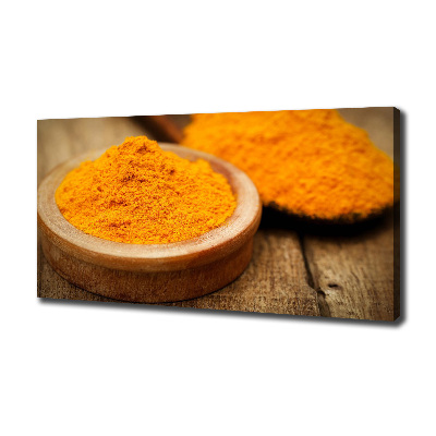 Canvas wall art Turmeric seasoning