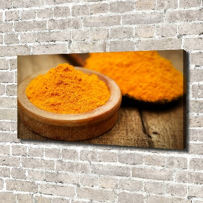 Canvas wall art Turmeric seasoning