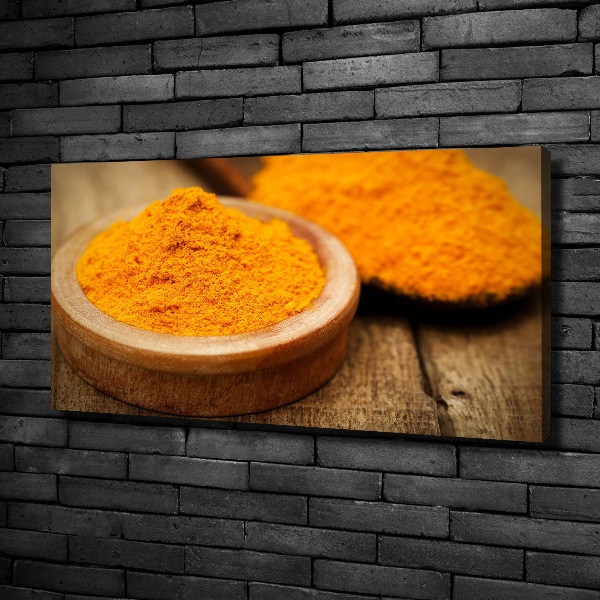 Canvas wall art Turmeric seasoning