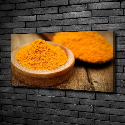 Canvas wall art Turmeric seasoning