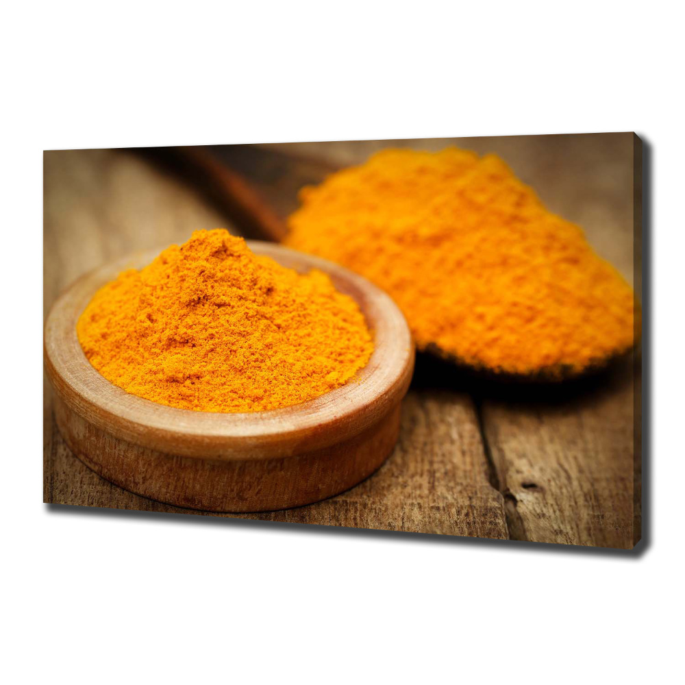 Canvas wall art Turmeric seasoning