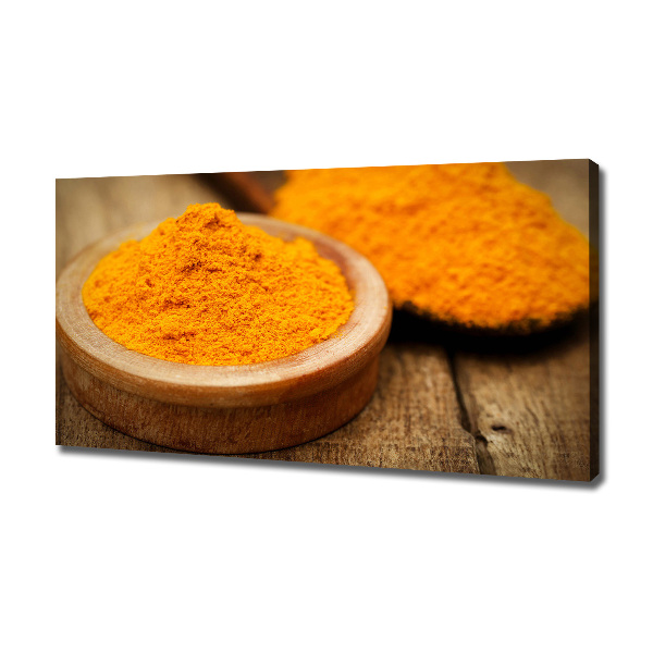 Canvas wall art Turmeric seasoning