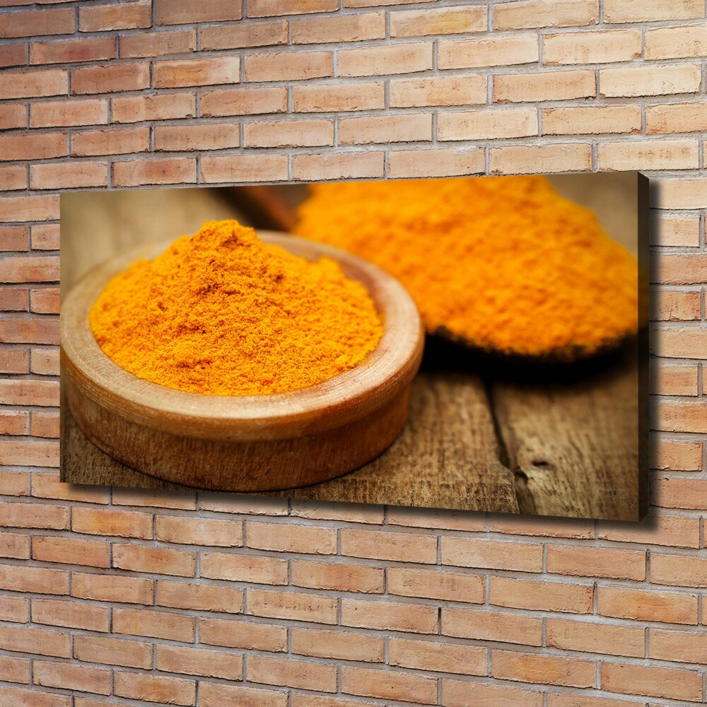 Canvas wall art Turmeric seasoning