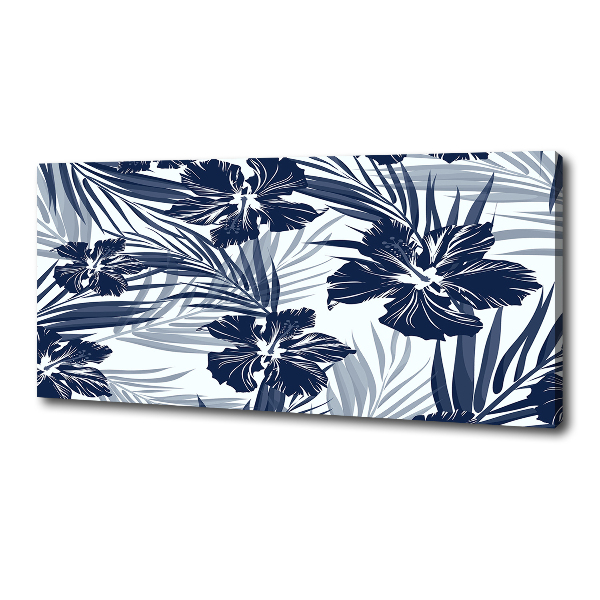 Canvas wall art Tropical flowers