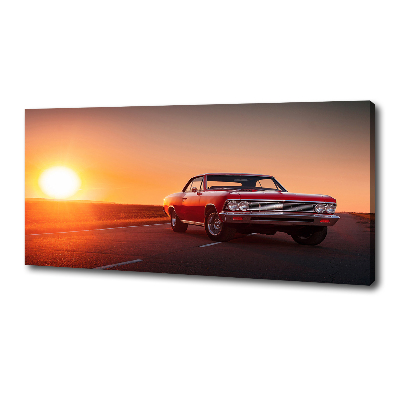 Canvas wall art Red car