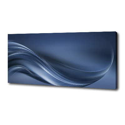 Canvas wall art Gray wave