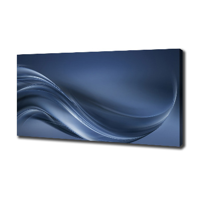 Canvas wall art Gray wave