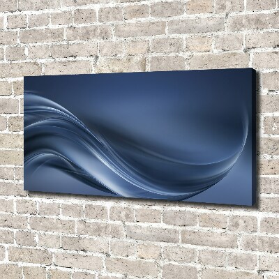 Canvas wall art Gray wave