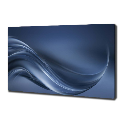 Canvas wall art Gray wave