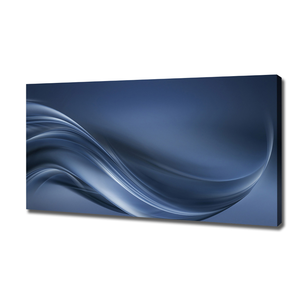 Canvas wall art Gray wave