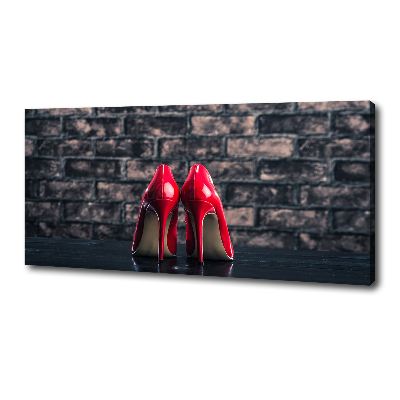 Canvas wall art Red heels