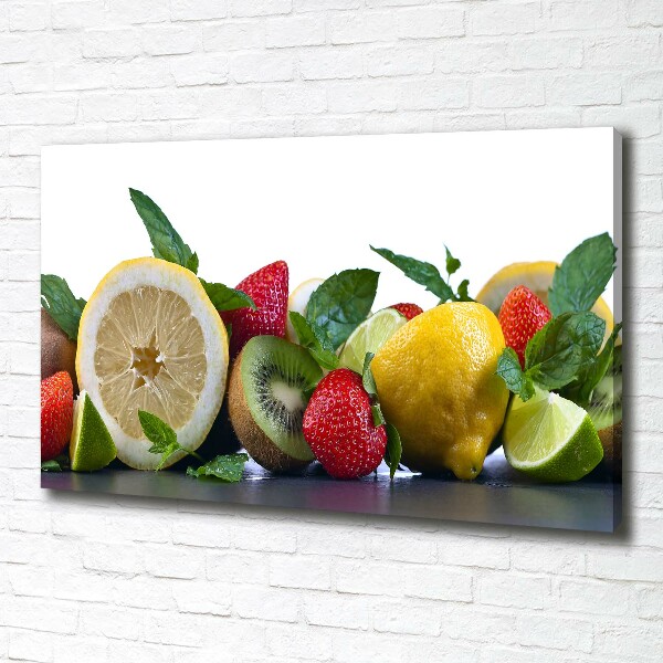 Canvas wall art Fruits and vegetables