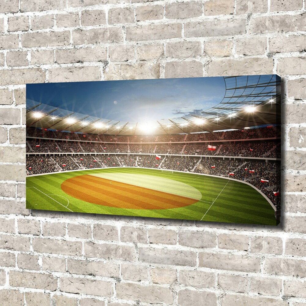 Canvas wall art Poland stadium