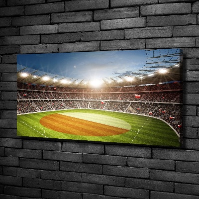 Canvas wall art Poland stadium